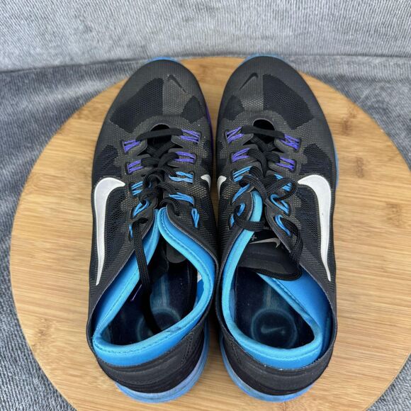 Nike Shoes Womens Size 9 Black Blue Low Top Training Running Sneakers 532224-002 - Picture 5 of 9